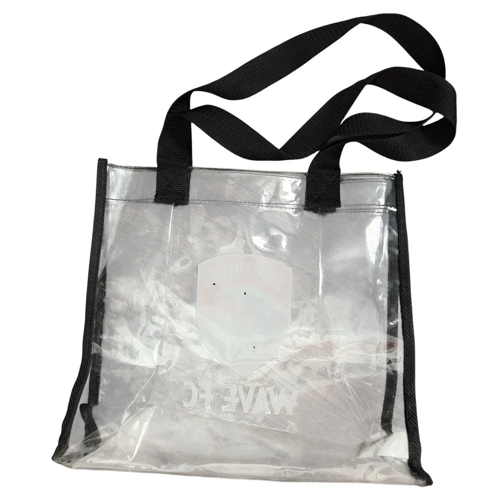 San Diego Wave FC USD Clear Stadium Tote Bag Knit Scarf Belt Bag Merch Lot